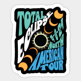 total eclipse north american tour Sticker